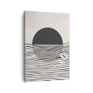 Canvastavla - Bild på duk - Halvdan komposition - 50x70 cm