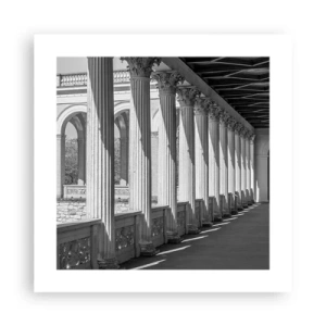 Affisch - Solig arkad - 40x40 cm