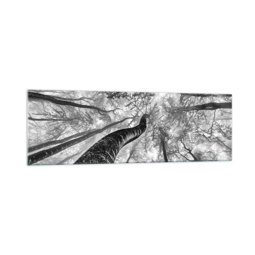 Glastavla - Bild på glas - Kapplöpning mot ljuset - 160x50 cm