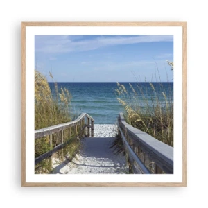 Affisch i ram av ljusek - I solen, i vinden - 60x60 cm