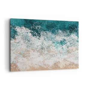 Canvastavla - Bild på duk - Berättelser från havet - 120x80 cm