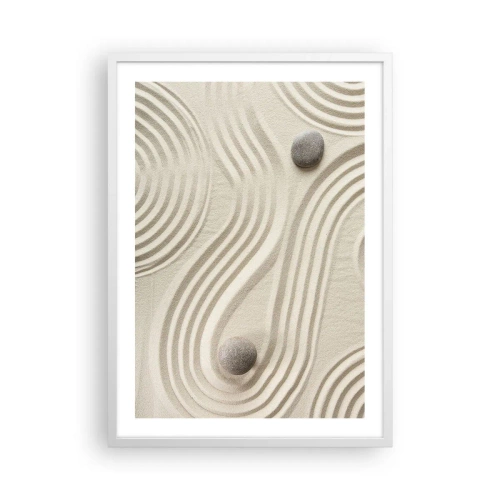 Affisch i vit ram - Värmens beröring - 50x70 cm