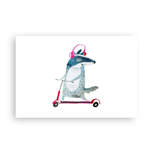 Affisch - Grävlingens glädje - 91x61 cm