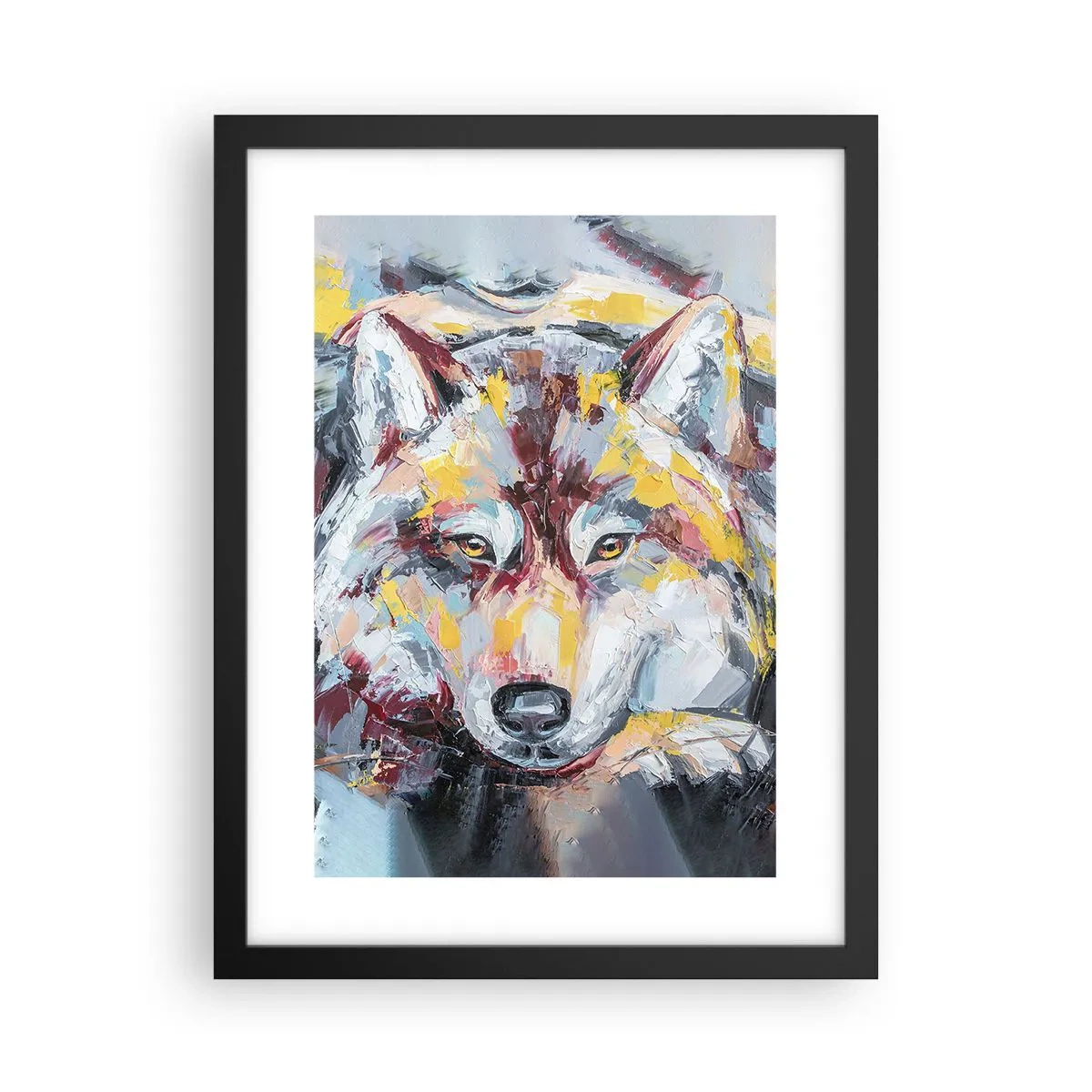 Affisch i svart ram - Lugnt bland de närmsta - 30x40 cm