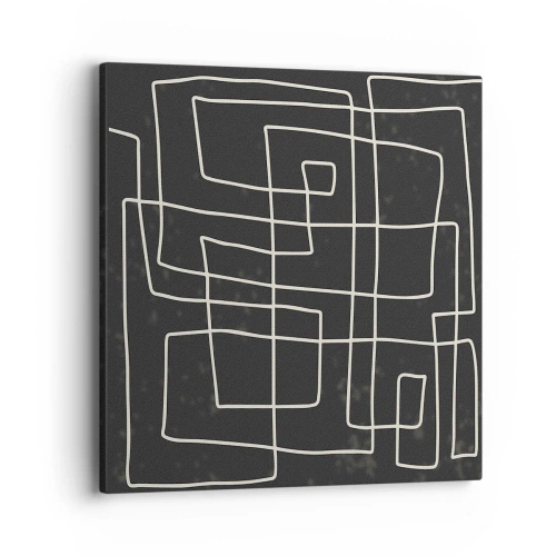 Canvastavla - Bild på duk - Inte så enkelt - 40x40 cm