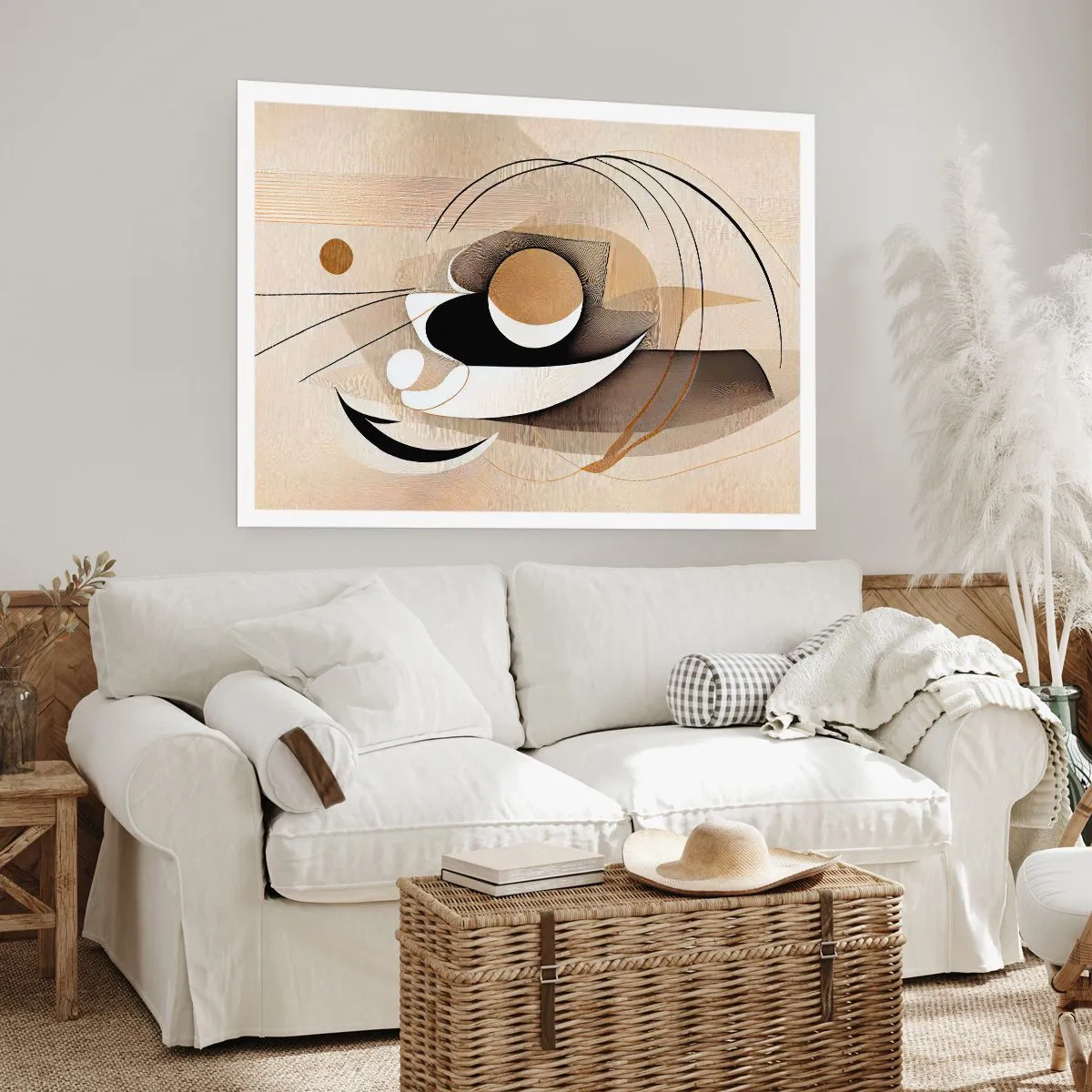 Affisch - Komposition: essensen av saker och ting - 50x40 cm