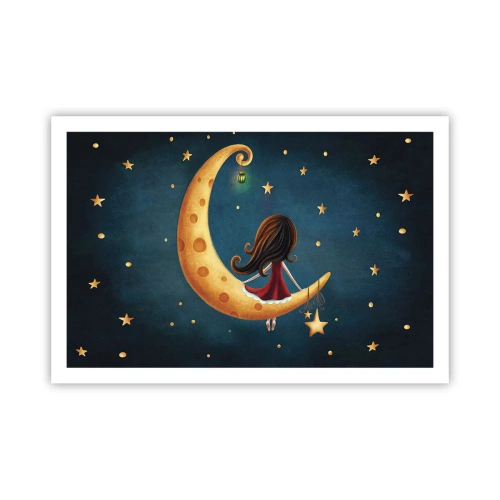 Affisch - En gång i tiden... - 91x61 cm