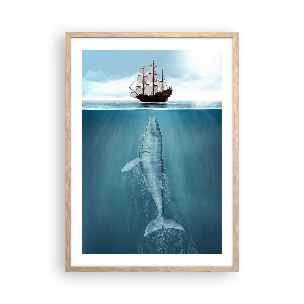 Affisch i ram av ljusek - Bättre att inte veta - 50x70 cm