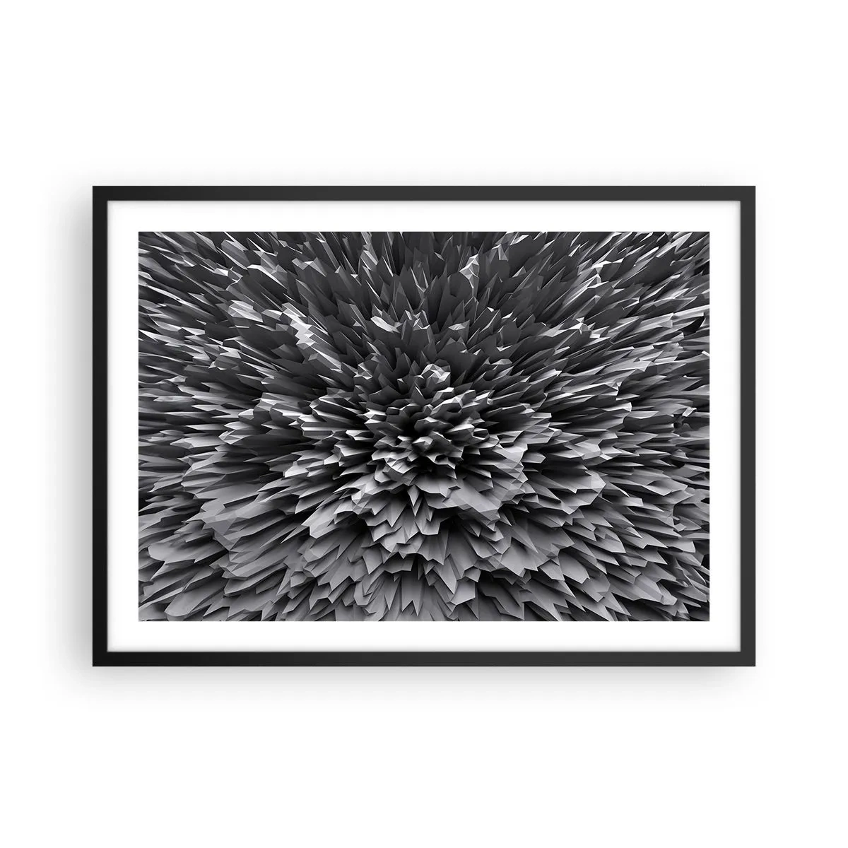 Affisch i svart ram - Det kan inte bli vassare än så här - 70x50 cm