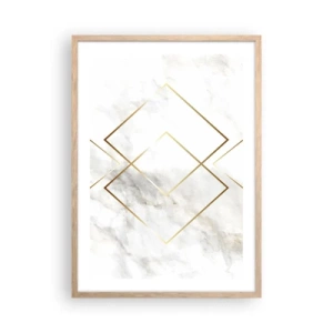 Affisch i ram av ljusek - Utsikt över oändlighet - 50x70 cm