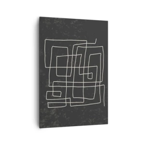 Canvastavla - Bild på duk - Inte så enkelt - 70x100 cm