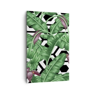 Canvastavla - Bild på duk - Symmetrisk komposition från naturen - 80x120 cm