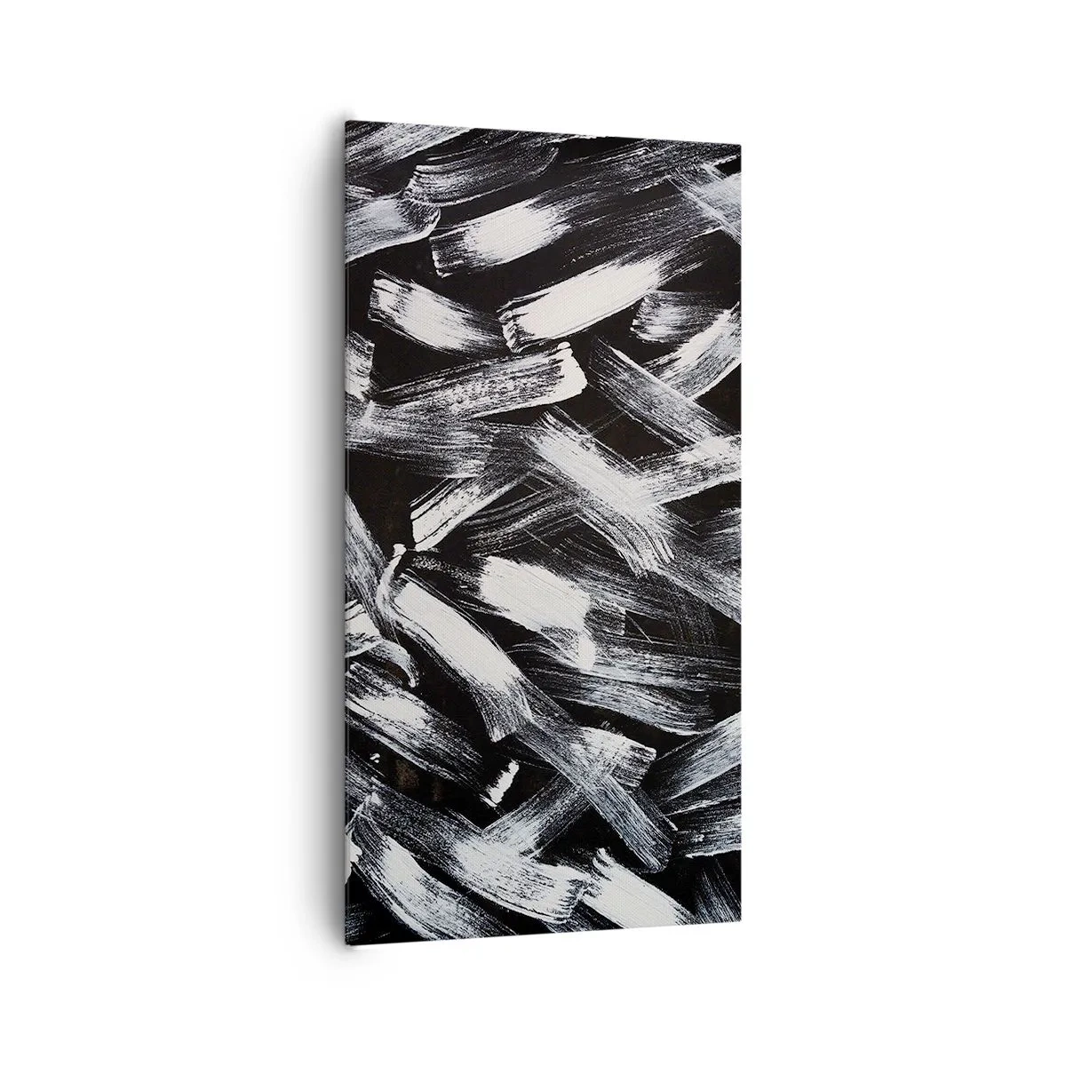 Canvastavla - Bild på duk - Abstraktion i industriell anda - 65x120 cm