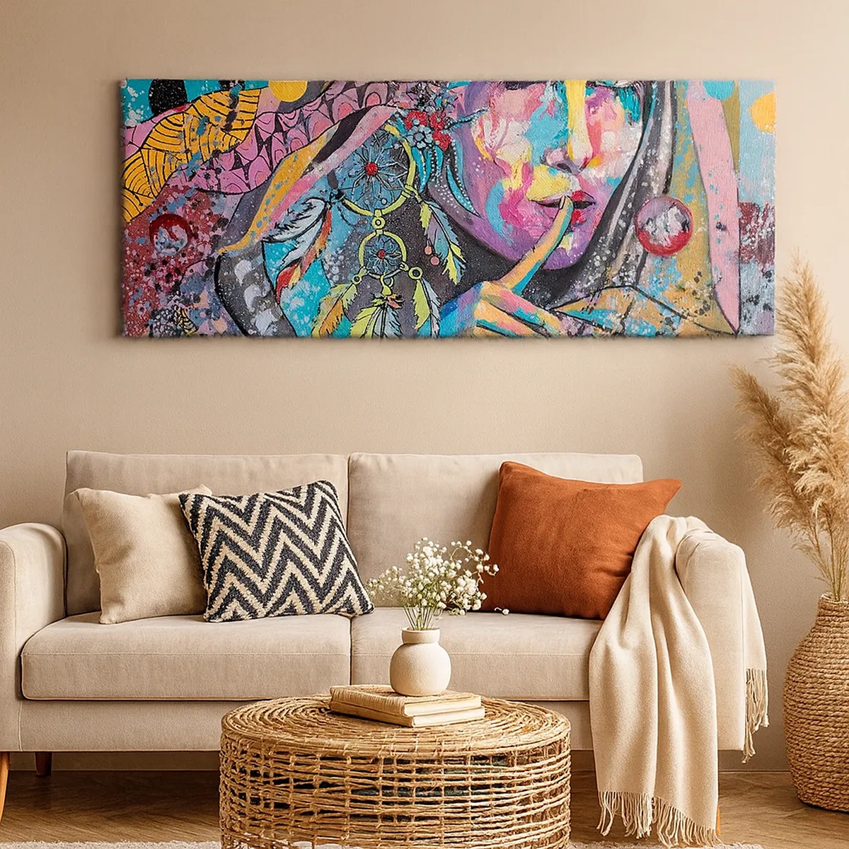 Canvastavla - Bild på duk - Var tyst tills du förstår - 30x30 cm