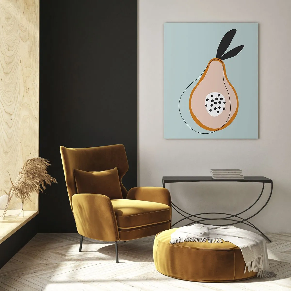 Glastavla - Bild på glas - Att tränga in i sakens natur - 70x100 cm