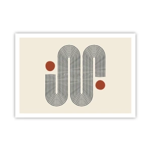 Affisch - från början till slutet - 100x70 cm