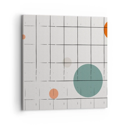 Canvastavla - Bild på duk - Fångade. Vi eller de? - 70x70 cm