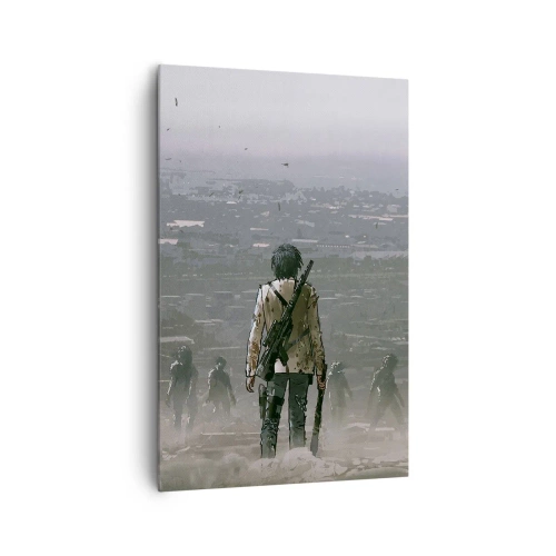 Canvastavla - Bild på duk - Den siste rättvise? - 80x120 cm
