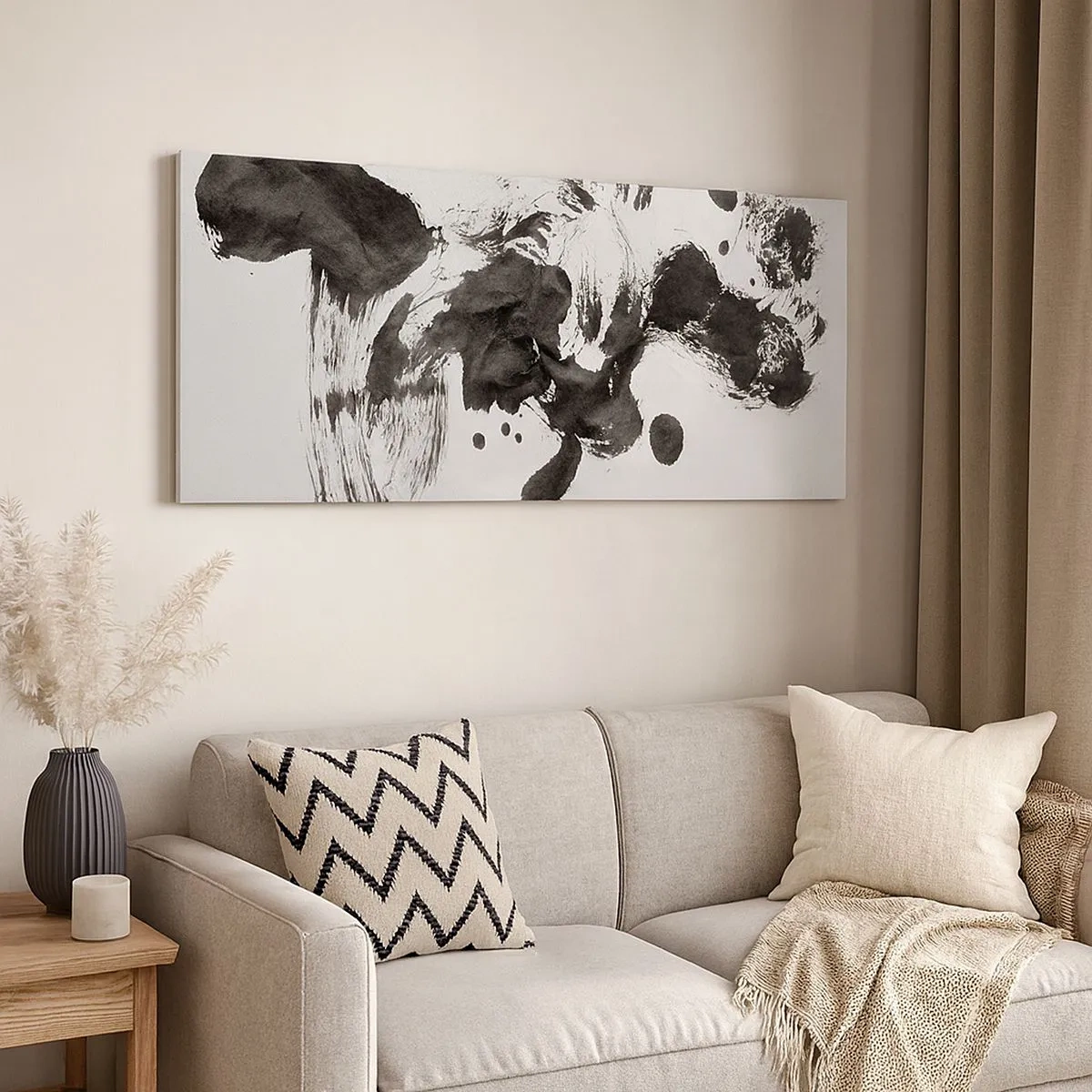 Canvastavla - Bild på duk - En metod i galenskap? - 100x40 cm