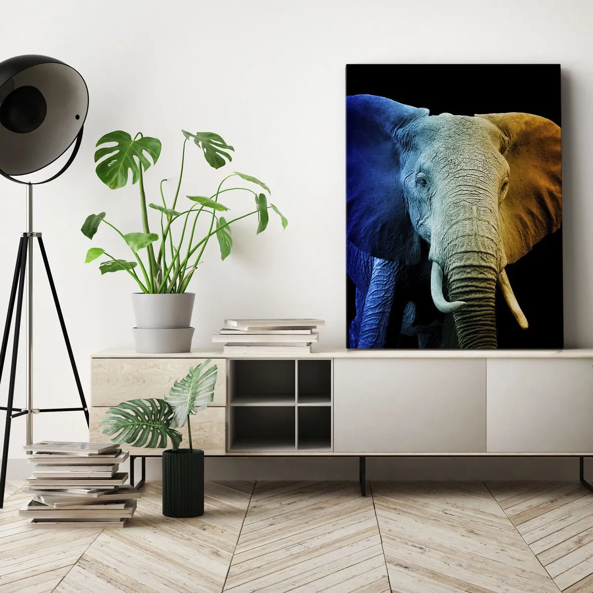 Canvastavla - Bild på duk - Excentriker, ej kuf - 55x100 cm