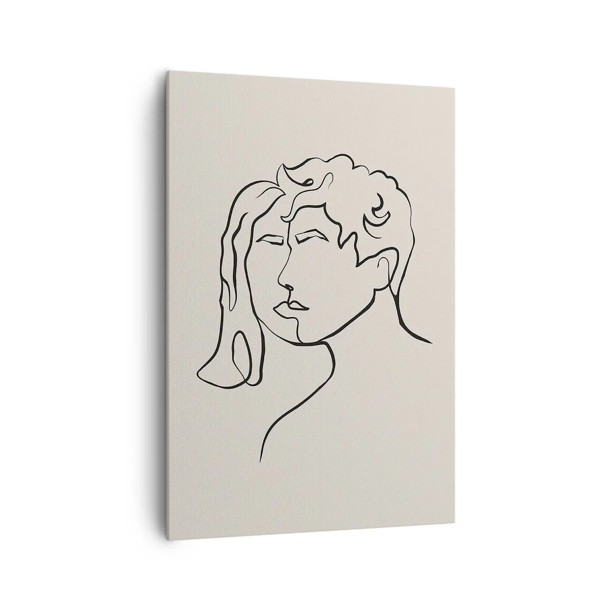 Canvastavla - Bild på duk - Och enighet har blivit - 70x100 cm