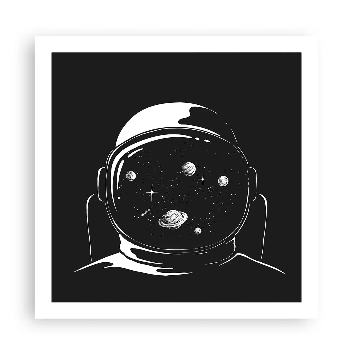 Affisch - Fin utsikt - 60x60 cm