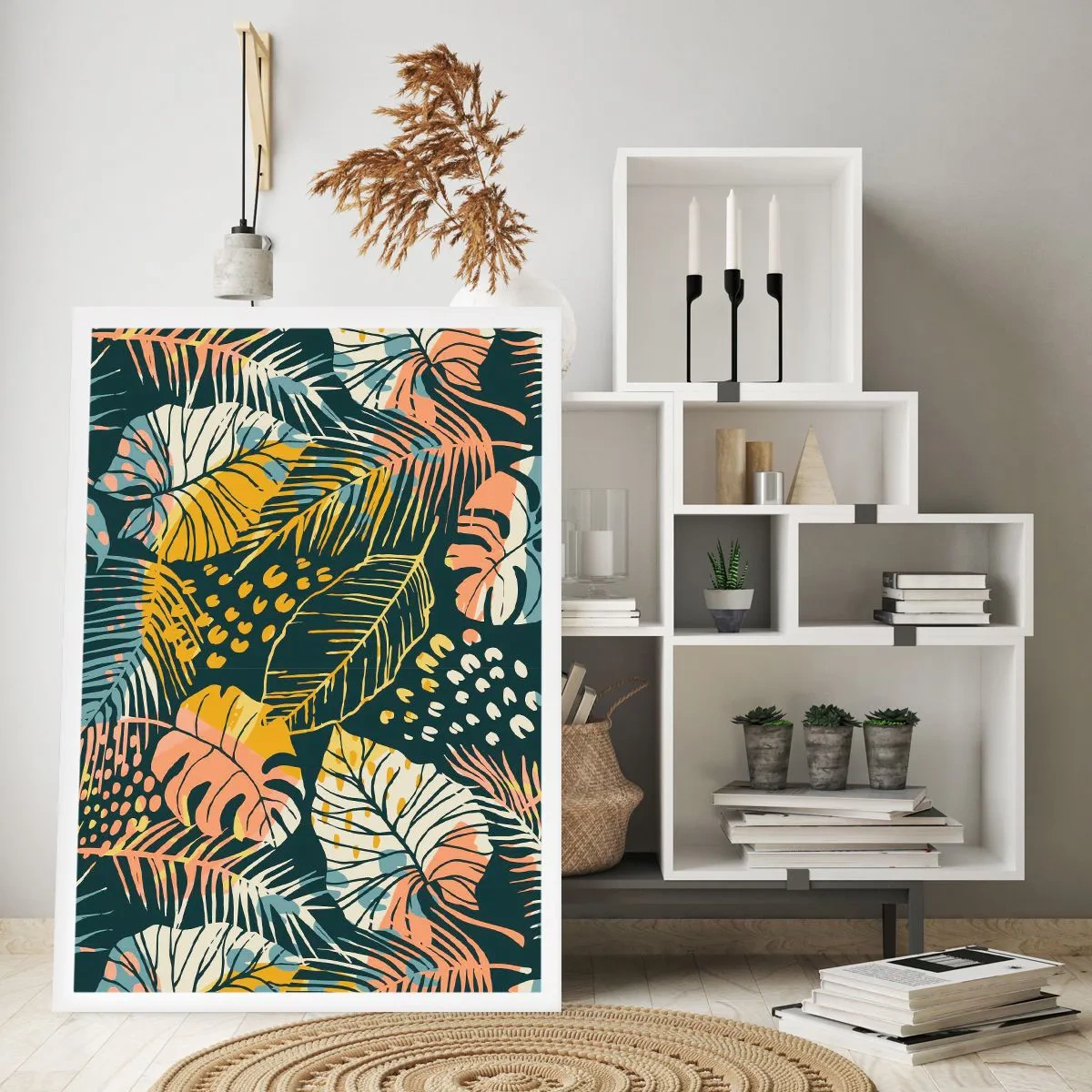 Affisch - Lövfantasi - 70x100 cm