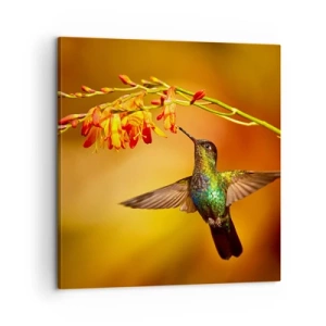 Canvastavla - Bild på duk - Ljusbud enligt Mayafolket - 60x60 cm