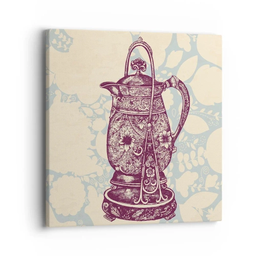 Canvastavla - Bild på duk - Skönhet av det vardagliga livet - 40x40 cm