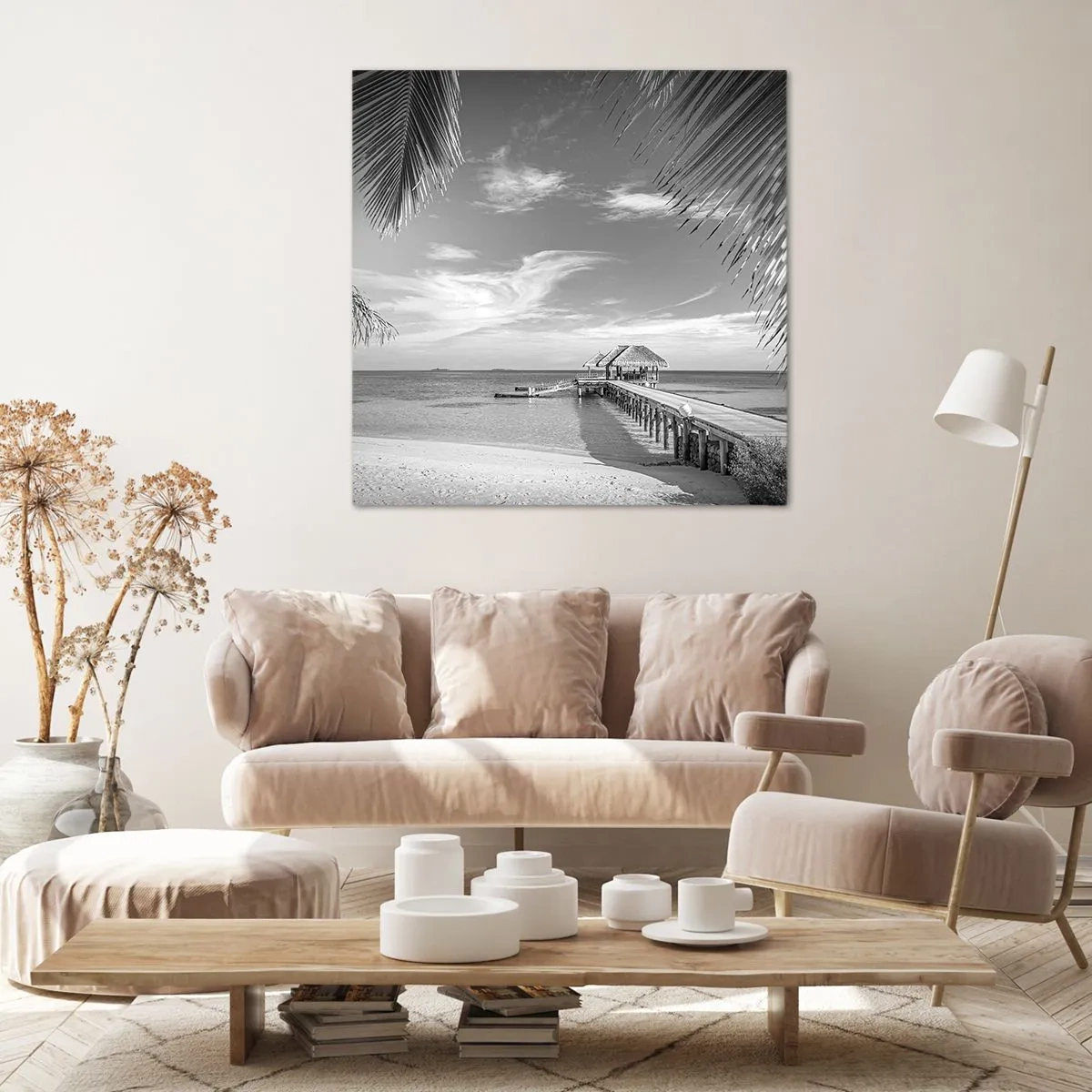 Canvastavla - Bild på duk - Minne eller dröm? - 40x40 cm