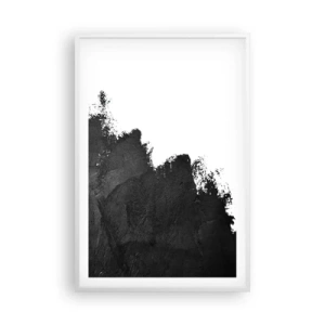 Affisch i vit ram - Element: jord - 61x91 cm