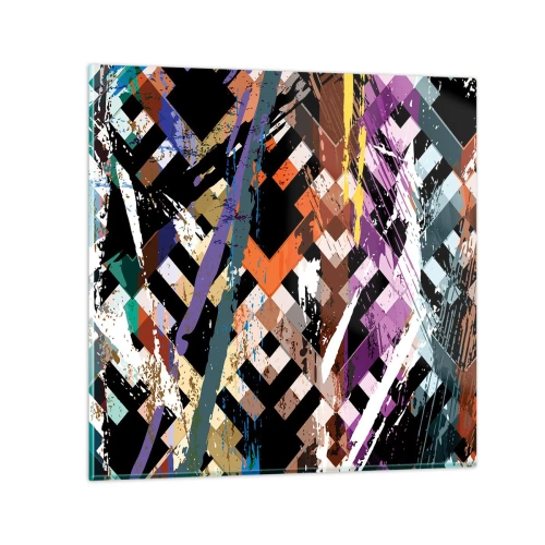 Glastavla - Bild på glas - Kvadraten - 60x60 cm