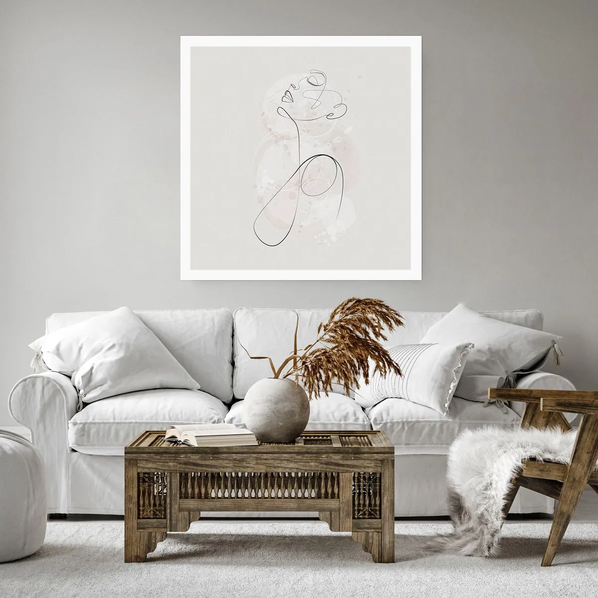 Affisch - Skönhetens spiral - 50x50 cm
