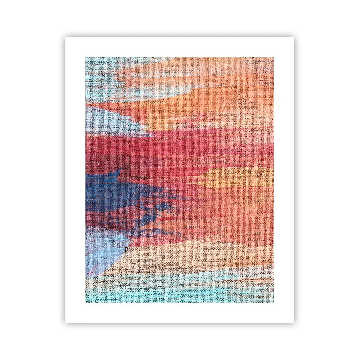 Affisch - Rinnande regnbåge - 40x50 cm