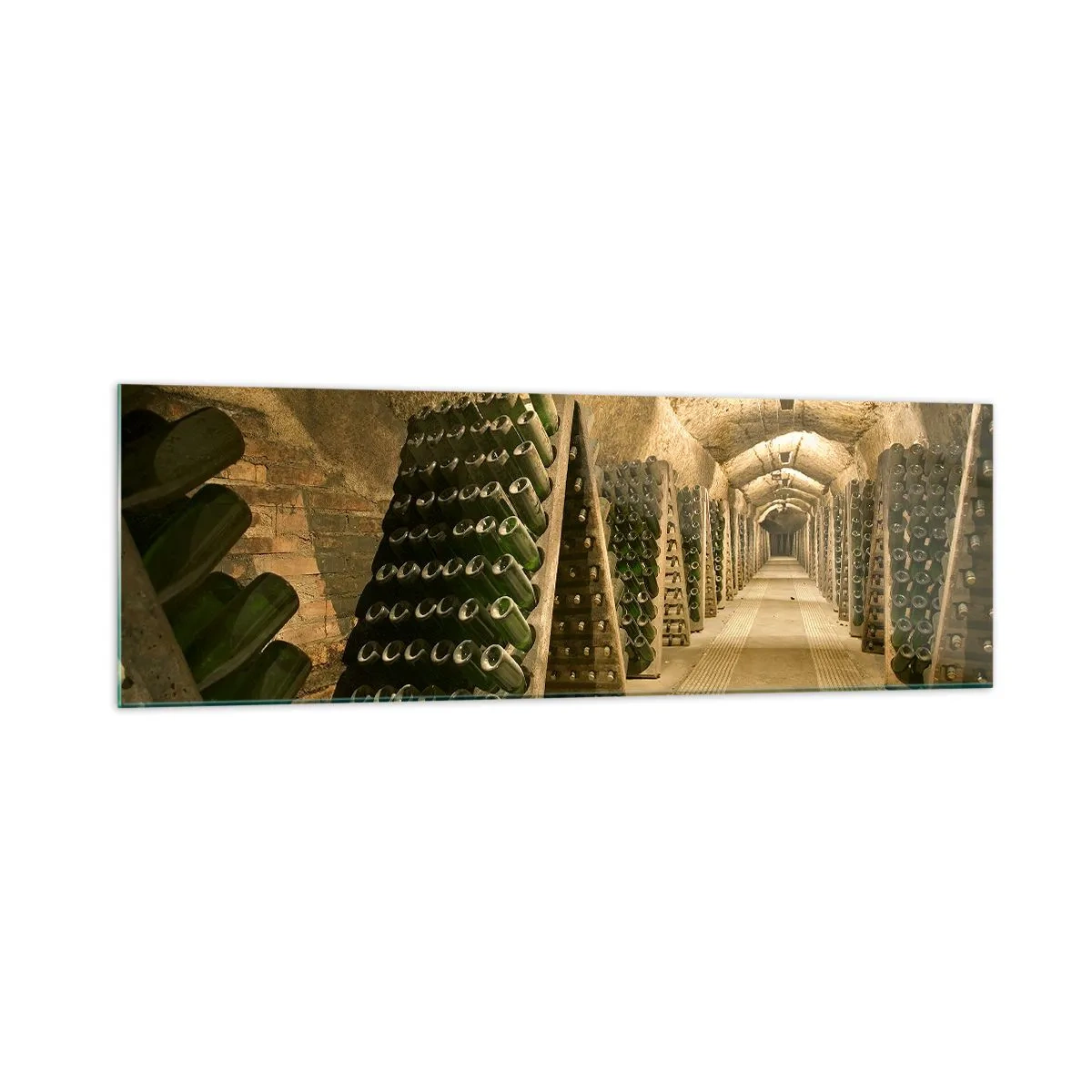 Glastavla - Bild på glas - Smakens uppståndelse - 160x50 cm