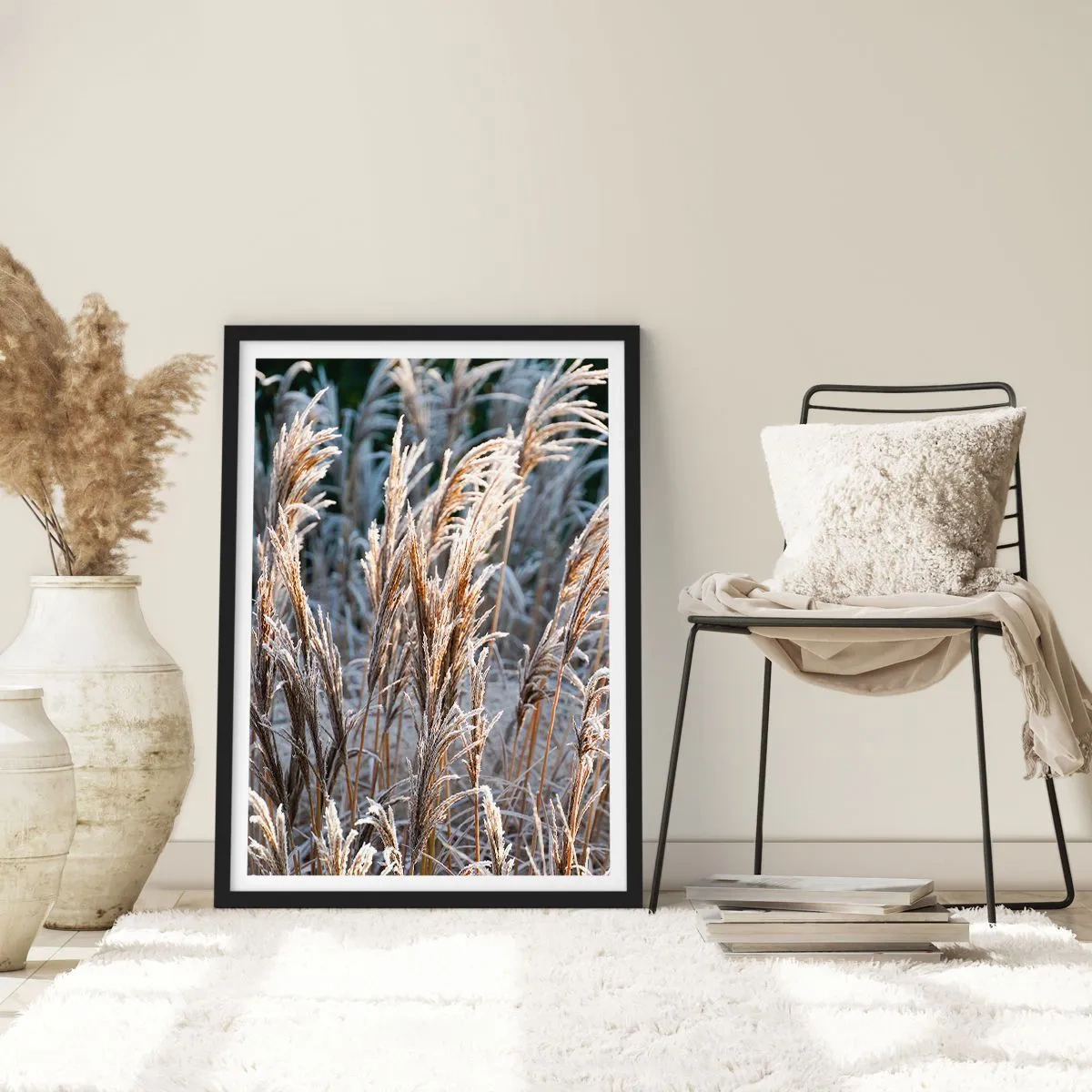 Affisch i svart ram - Frostprydda - 40x50 cm