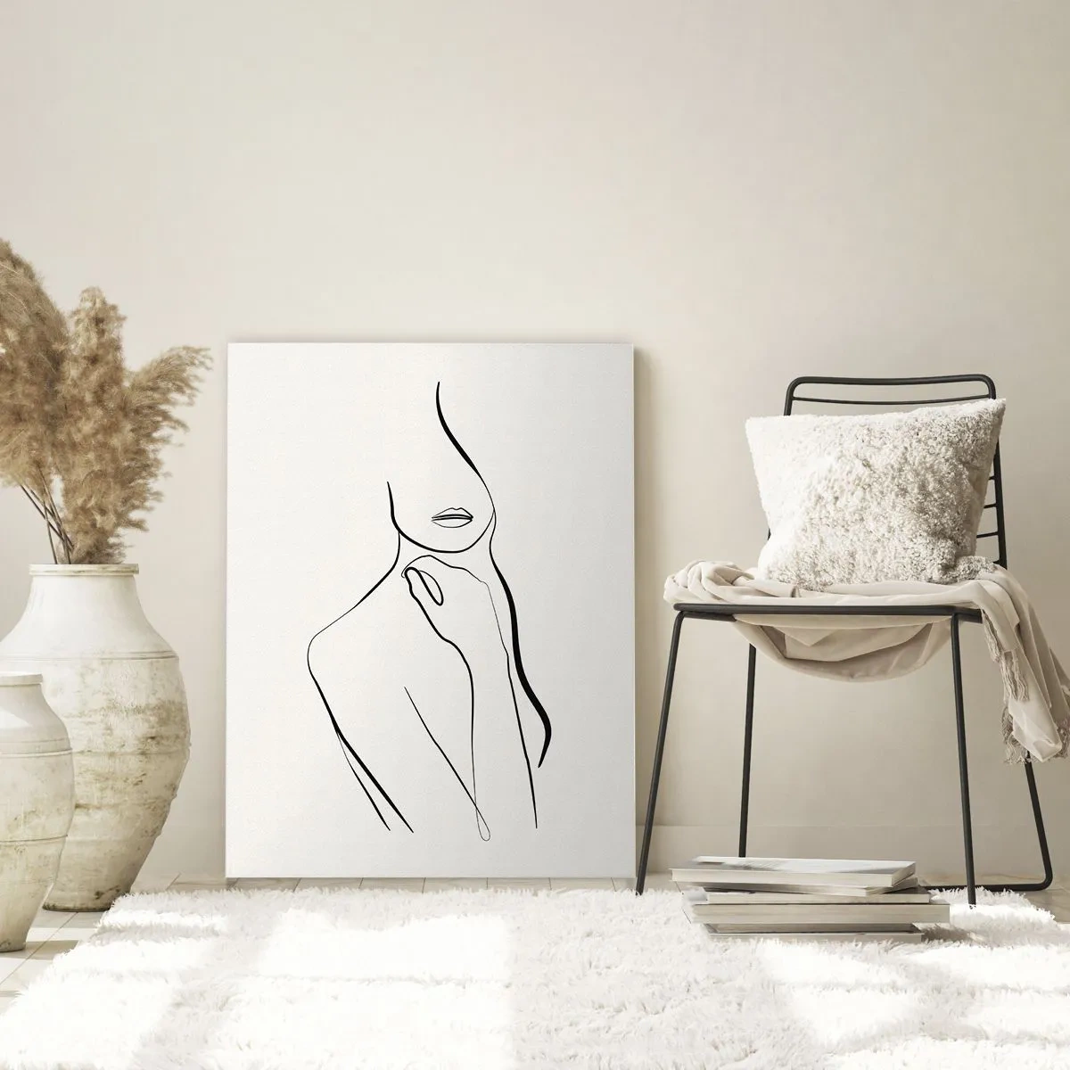 Glastavla - Bild på glas - Melankolins våg - 50x70 cm