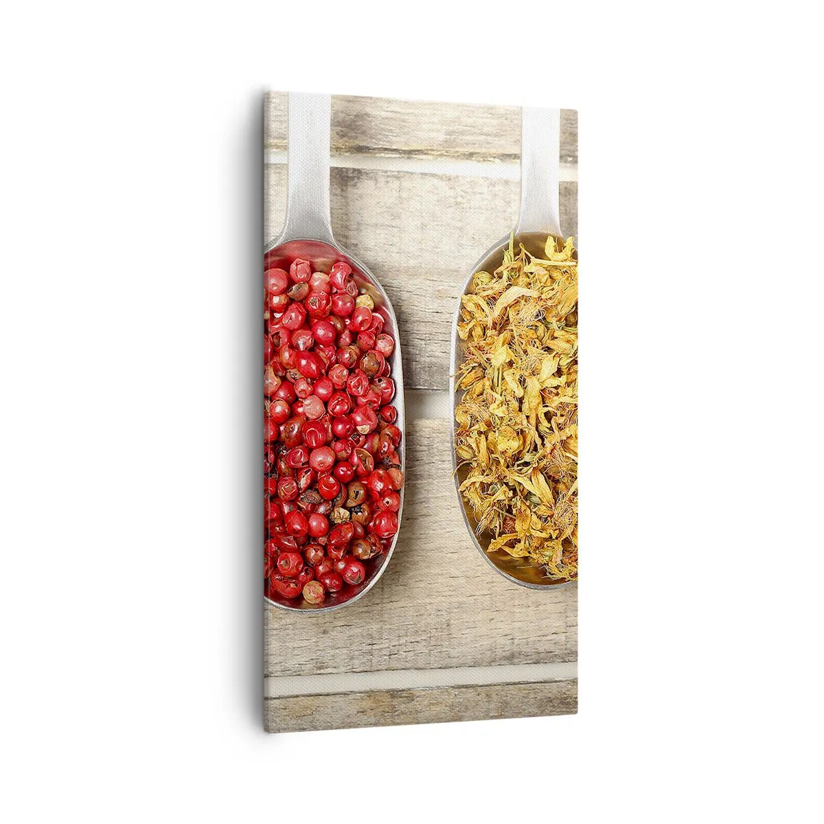 Canvastavla - Bild på duk - Köksmagi - 55x100 cm