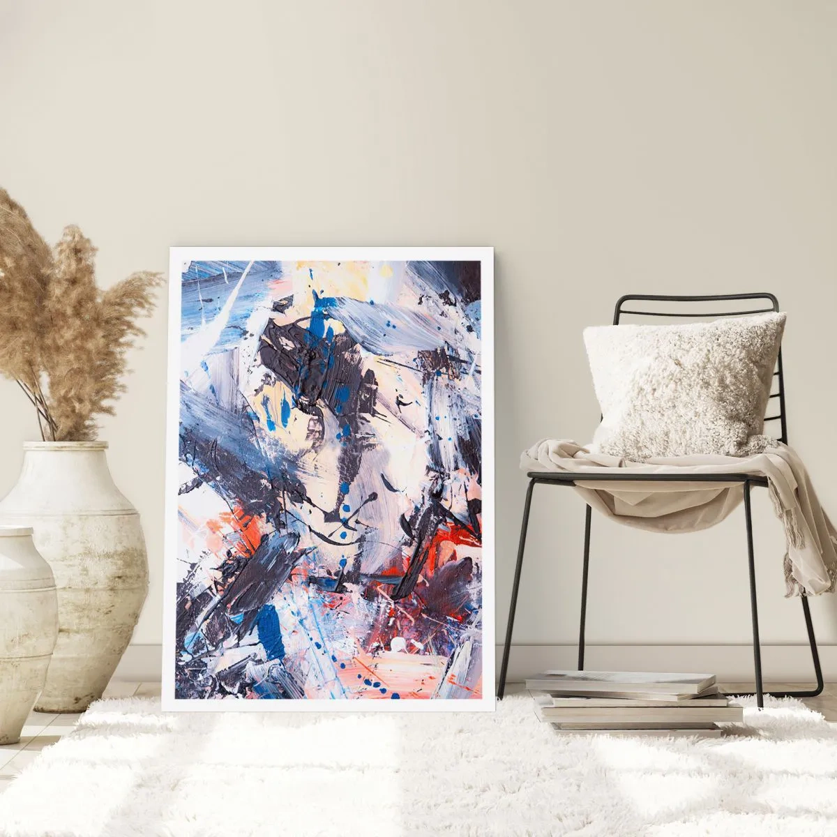 Affisch - Abstraktionen galna dans - 30x40 cm
