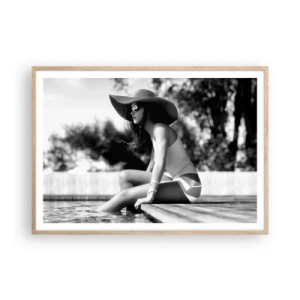 Affisch i ram av ljusek - En sommardröm - 100x70 cm