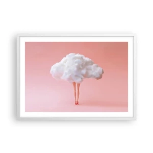 Affisch i vit ram - Söt utfästelse - 70x50 cm