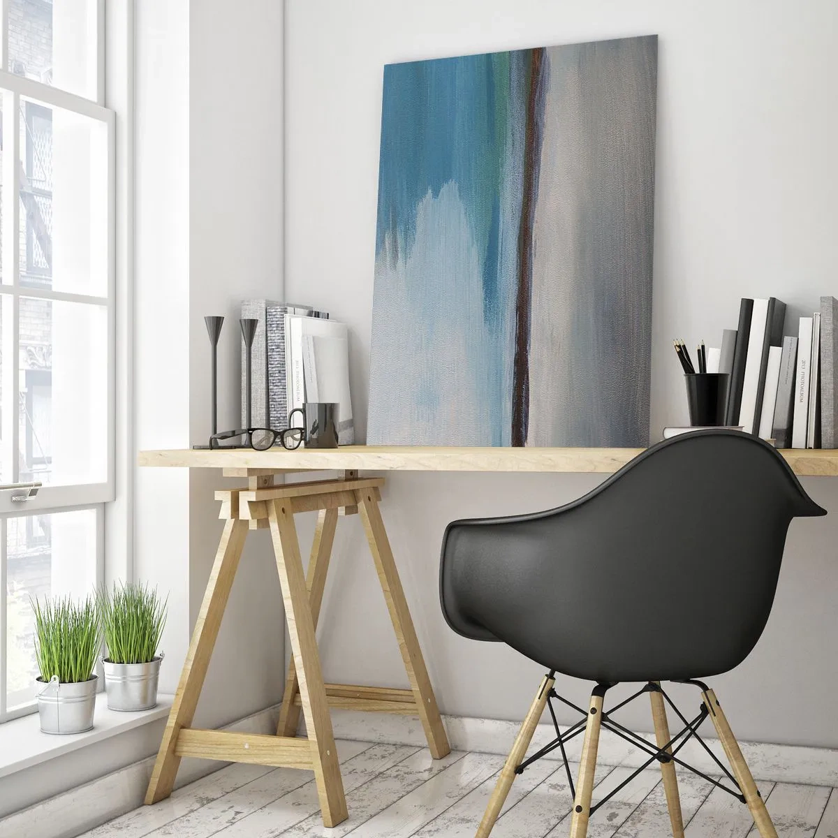 Glastavla - Bild på glas - Horisontellt landskap - 50x70 cm