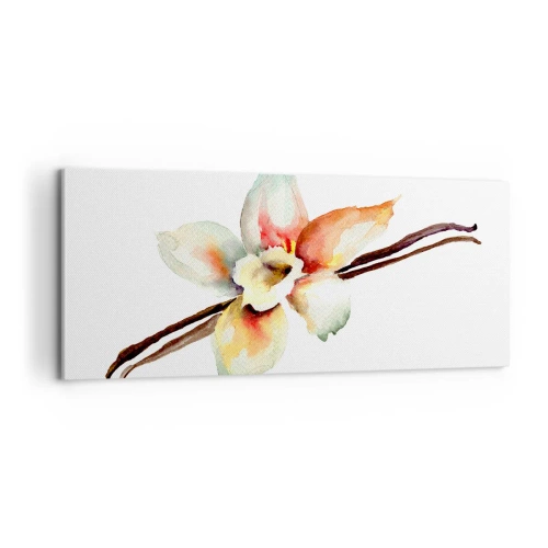 Canvastavla - Bild på duk - Söt målning - 100x40 cm