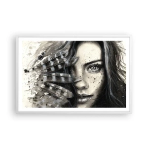 Affisch i vit ram - Vild skönhet - 91x61 cm