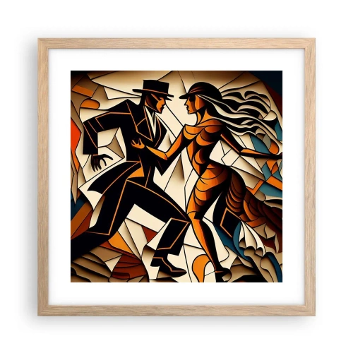 Affisch i ram av ljusek - Passionsdans - 40x40 cm