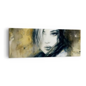 Canvastavla - Bild på duk - Mera oskyldig eller sensuell? - 140x50 cm