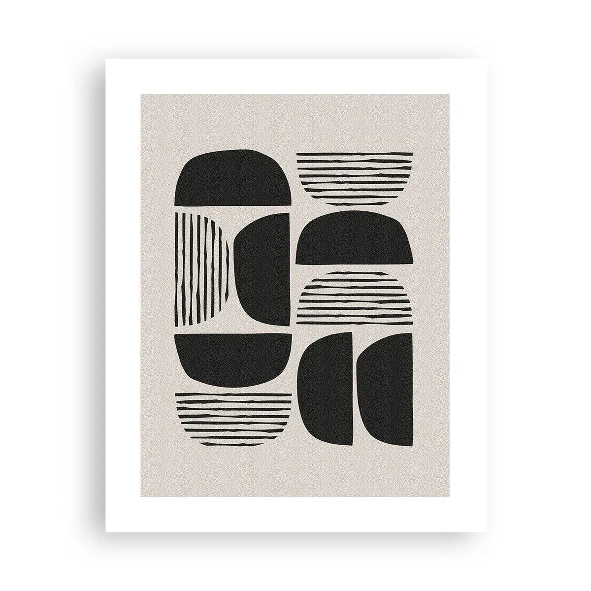 Affisch - Arrangemang med halvor - 40x50 cm