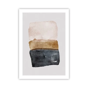Affisch - Komposition av jordens färger - 50x70 cm