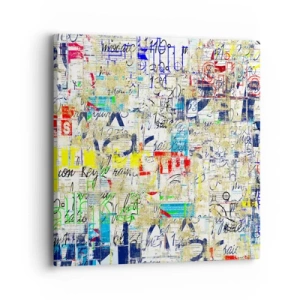 Canvastavla - Bild på duk - Helt enkelt gläder ögonen - 40x40 cm