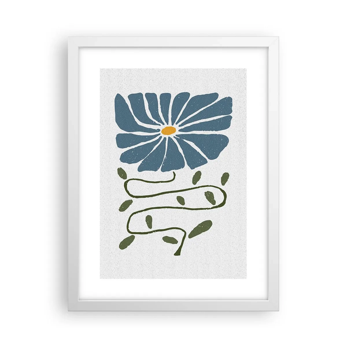 Affisch i vit ram - Kvist till blomma - 30x40 cm